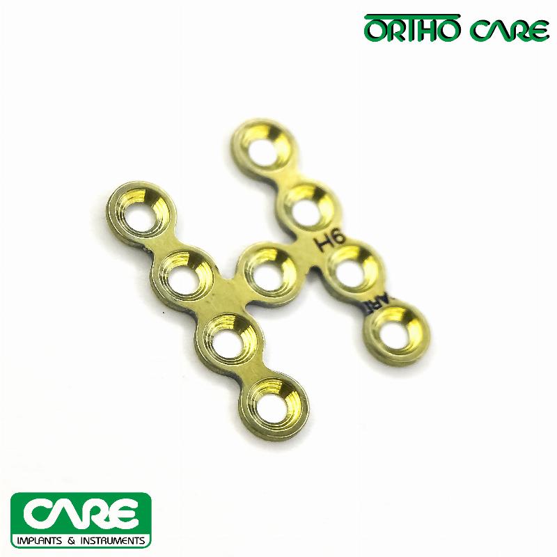 H-подібна пластина з 9 отворів